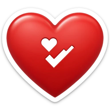 the letters M + v in a heart sticker