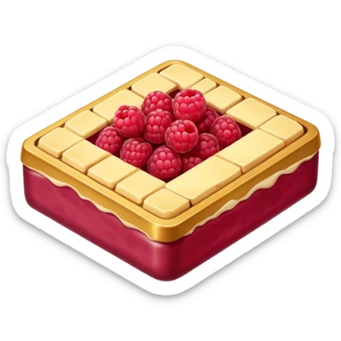 Raspberry Jam Center Bars sticker