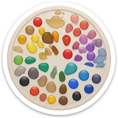 art palette sticker
