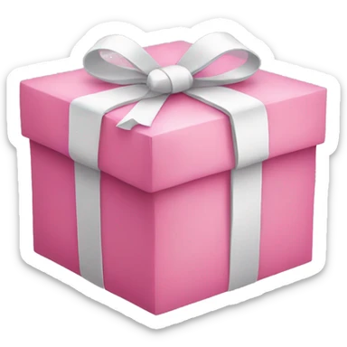 Cute pink gift sticker