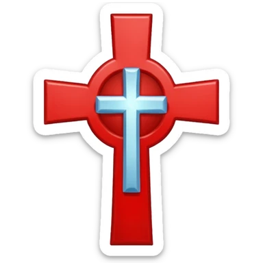 Cross christ  blood freedom holyness glory  sticker