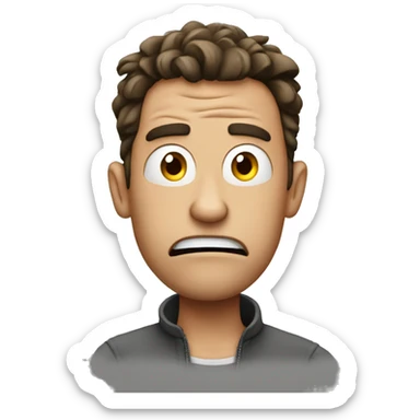 Greg from Friday being mad sticker