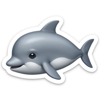 Trippy space background with vaquita  sticker