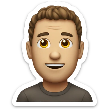 emoji guy not sure sticker