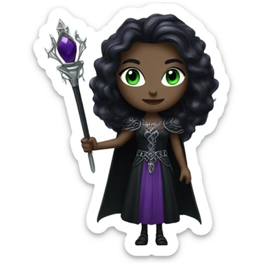raven queen from mattel ever after high sticker