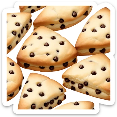 choc chip scones sticker