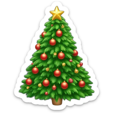 sapin de noel sticker