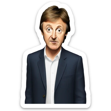 Paul McCartney ￼ sticker