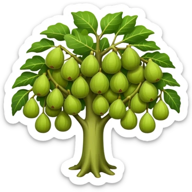fig tree  sticker