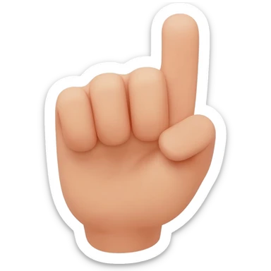 hand sign that clinches all 5 fingers together, but not into a fist and not into a knuckle sticker