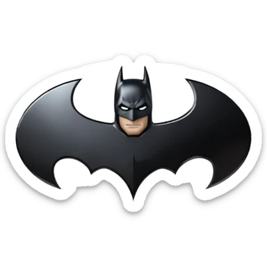 batman logo sticker