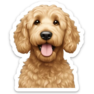 Goldendoodle sticker