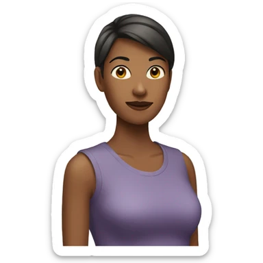 noN ACTIVE woman sticker