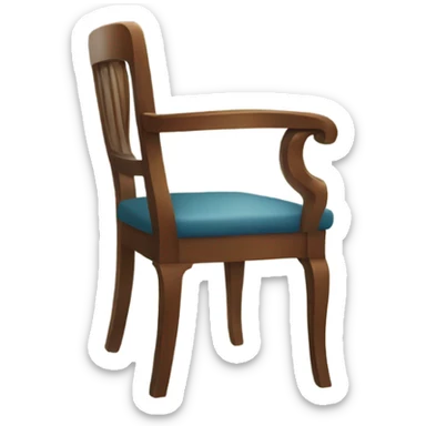 amateur arm chair  sticker
