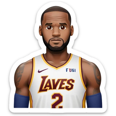 Make LeBron James  sticker