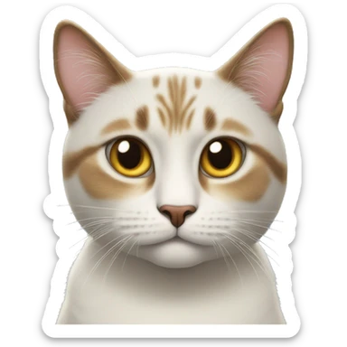 snarky cat sticker