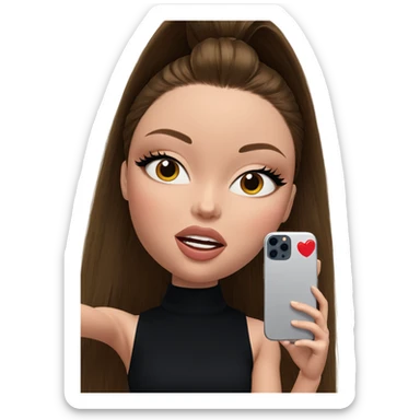 selfie of a girl sticker