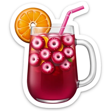  dunkin donuts berry sangria refresher  sticker