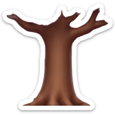 Pretty pink tree sticker