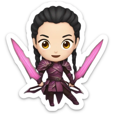 Nezuko démon slayer sticker