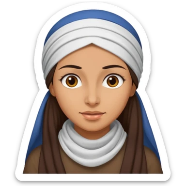 Cyprus woman sticker