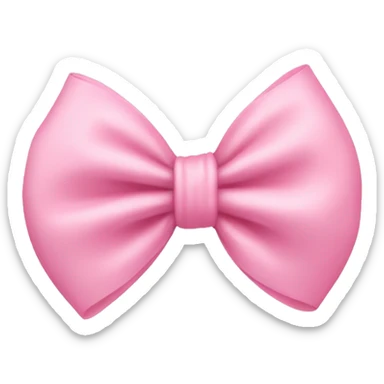 Baby pink bow  sticker