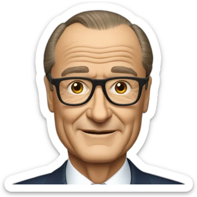 Jacques Chirac sticker