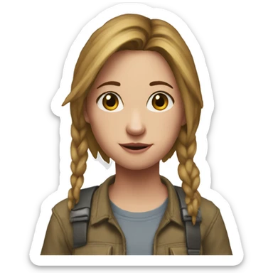 Ellie the last of usLittle bit dezoom sticker