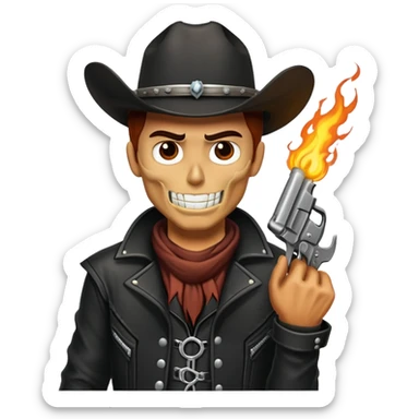 Ghost Rider Cowboy sticker