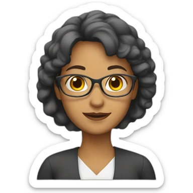 Women teacher  sticker