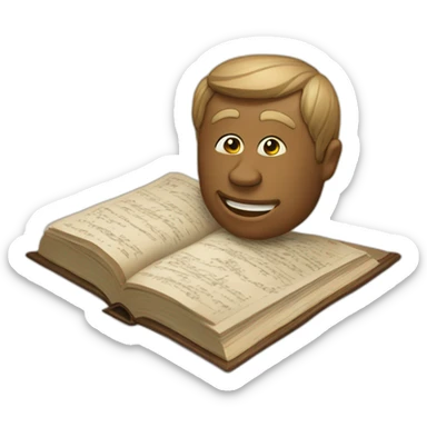 Estudando história sticker