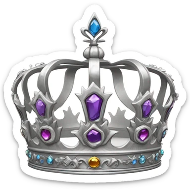 SILVER KING CROWN sticker