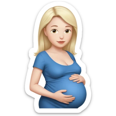 pregnant elon musk sticker