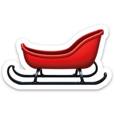 navidad trineo  sticker