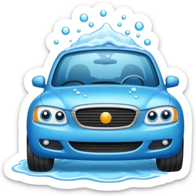 generate emoji for car wash icon sticker