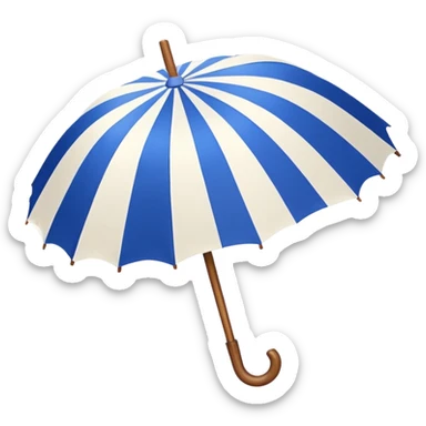 summer umbrella sticker