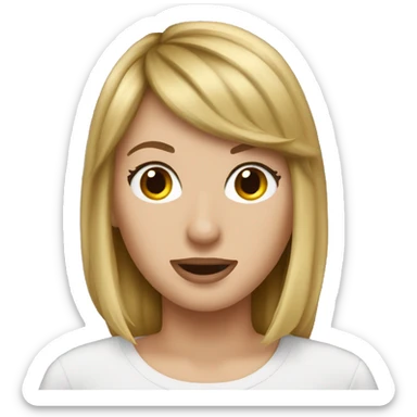 Listening to taylor swift  sticker