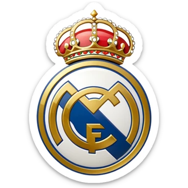 Real Madrid logo sticker