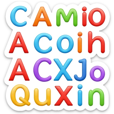 Turkish Alphabet sticker