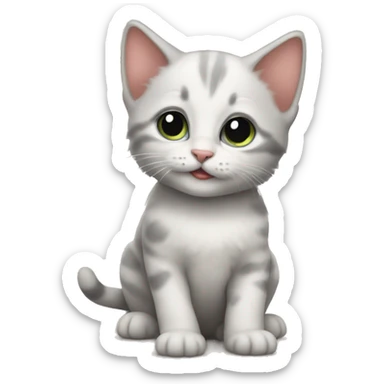 kitten sticker