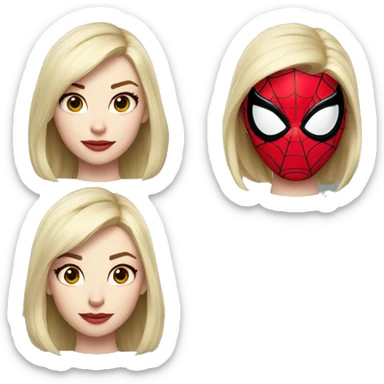 spider-man gwen stacy sticker