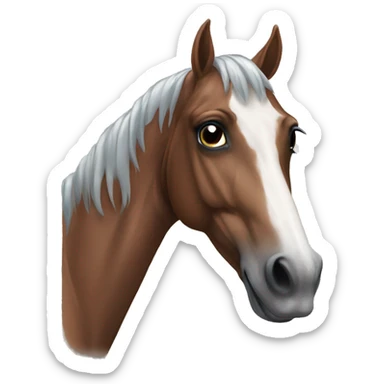 Arabian horse sticker