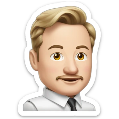 Elon musk like Lukashenko sticker