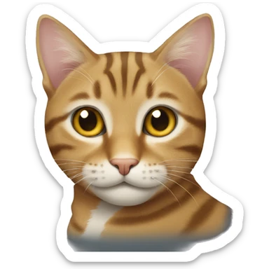 tabby cat sticker