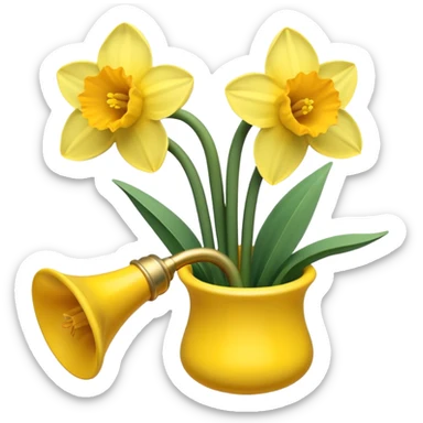 Daffodils sticker