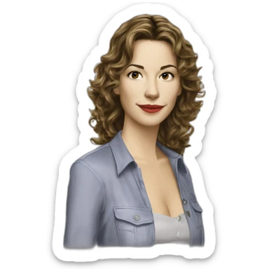 Sandrine Voillet Paris TV series 2007 sticker