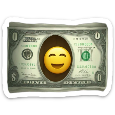 money deposit sticker