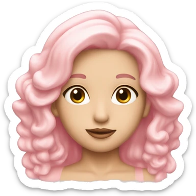 Cœur pastel rose sticker