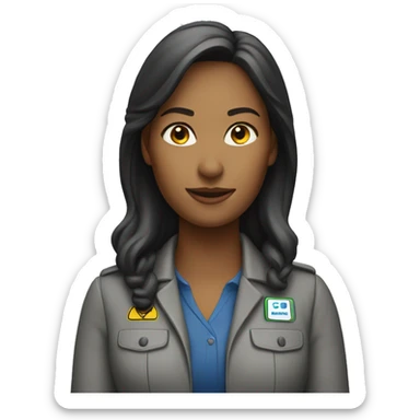 Transportation coordinator female sticker