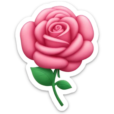 ballon rose de forme allongé avec au but un renfncement sticker